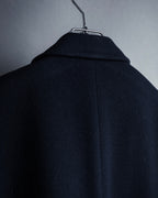 "STUDIO 0001 BY FERRE" Structured silhouette super long chester coat