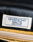 "GIVENCHY SACS" Logo parts design leather combination shoulder bag