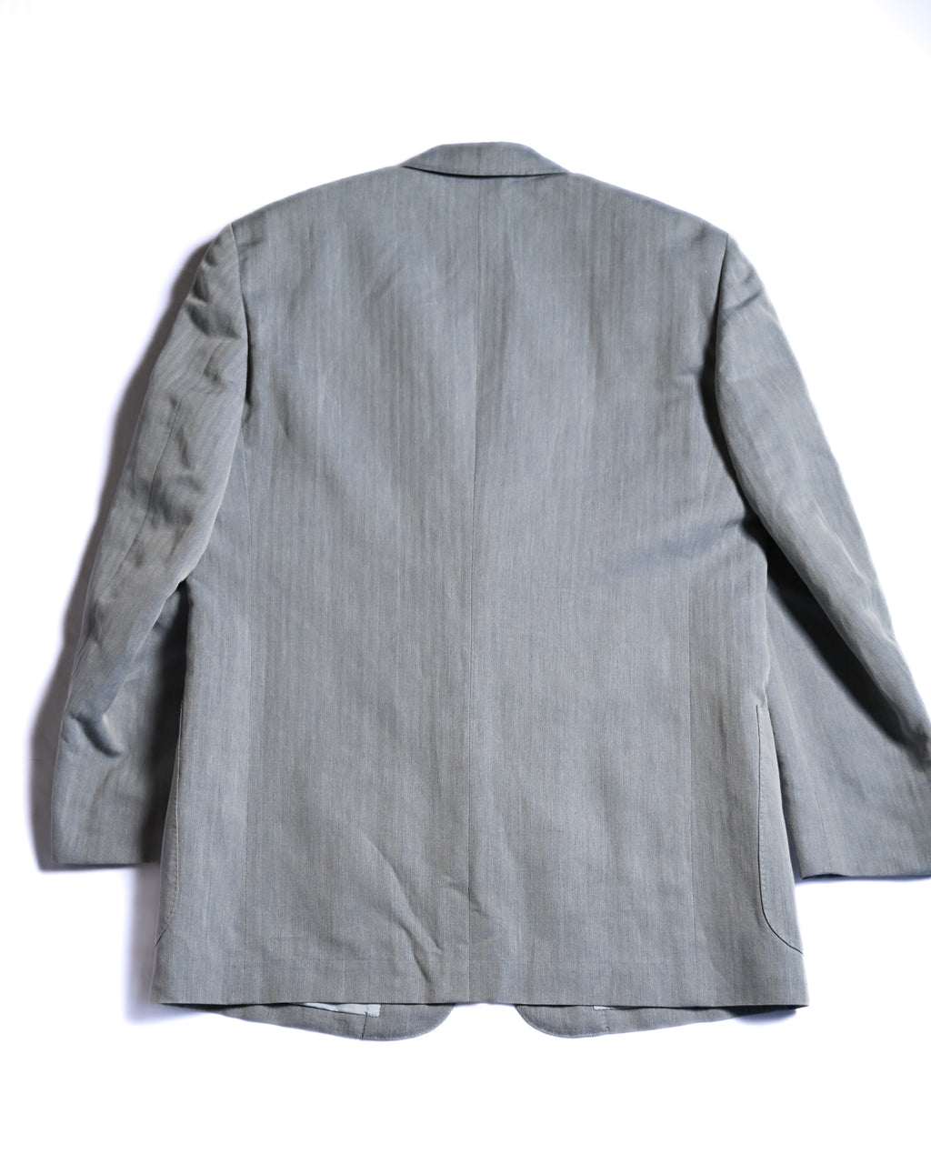 Carven/ Single Breasted 2B Herringbone Oversized Tailored Jacket Gray