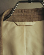“Christian Dior” 90’s-00’s Fine-check wool three-button tailored jacket