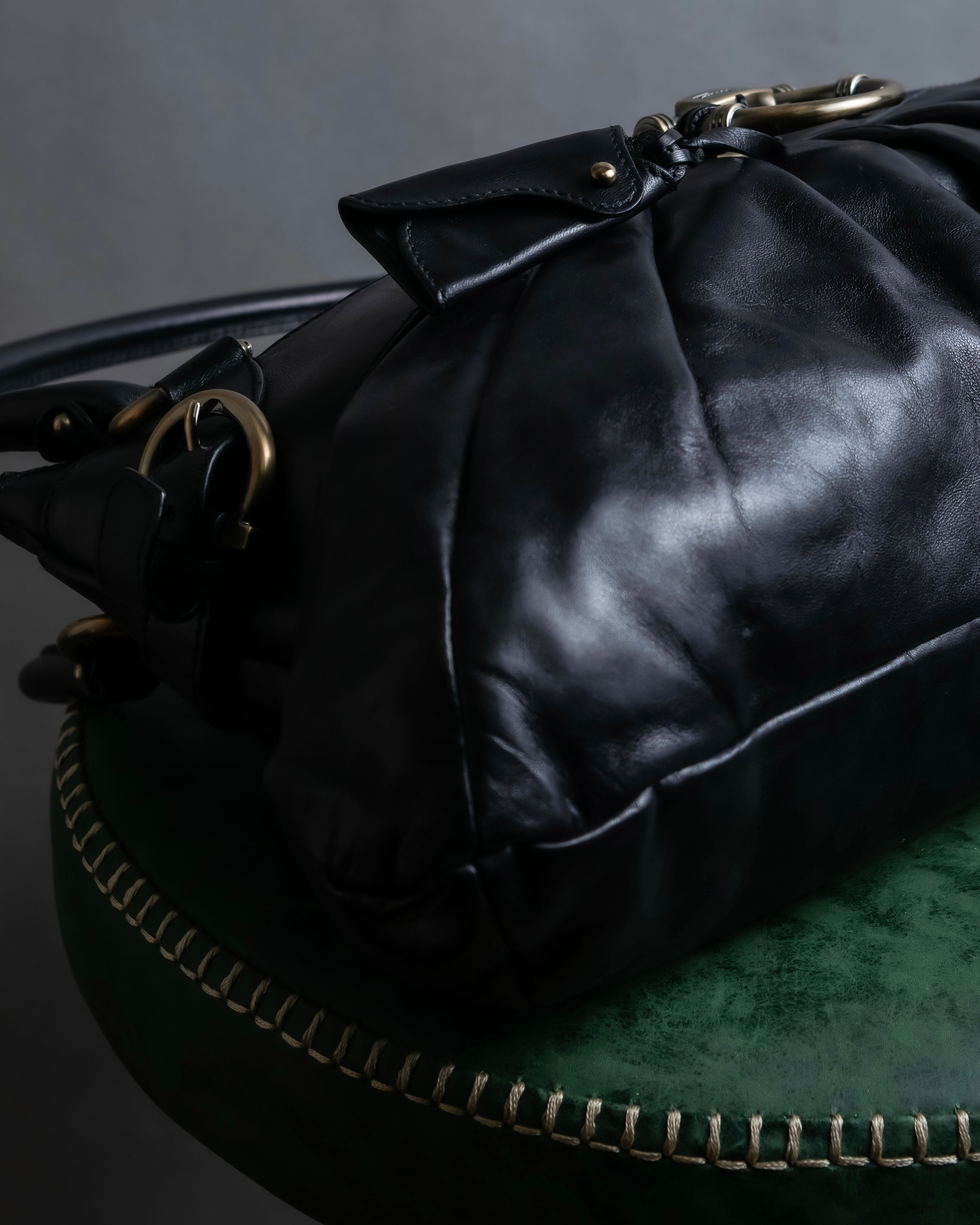 "Salvatore Ferragamo" Gancini motif leather one-handle bag