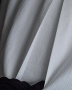 "Christian Dior" Diamond pattern woven metal button shirt