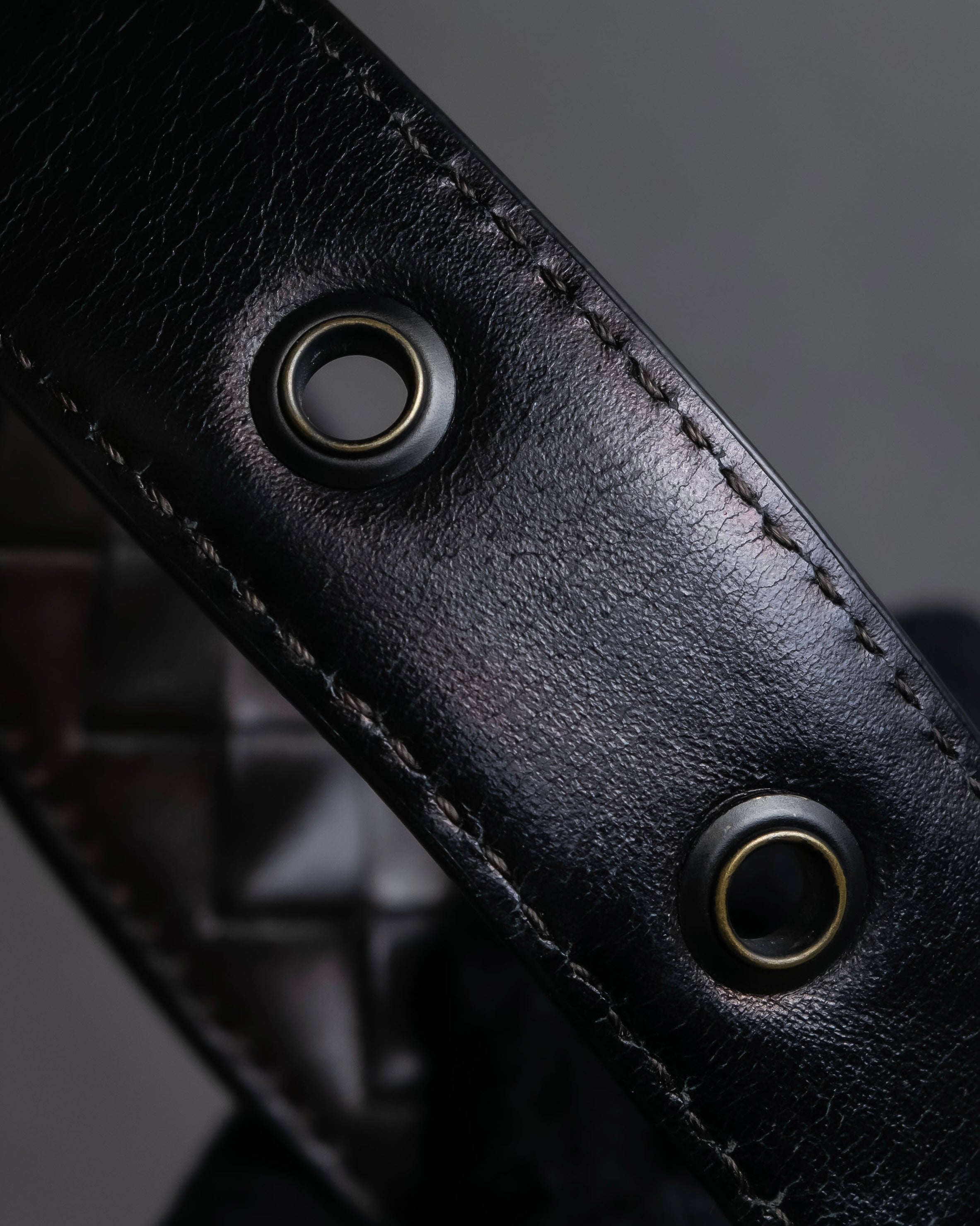 "BOTTEGA VENETA" Intrecciato technique leather belt