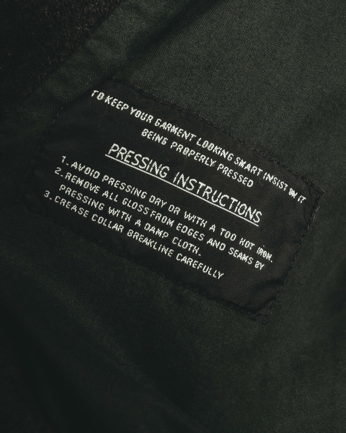 -SPECIAL- “Maison Martin Margiela” 2011-2014 Short wool blend chesterfield coat