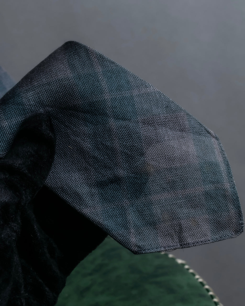 "COMME des GARCONS HOMME" Argyle check sheer necktie