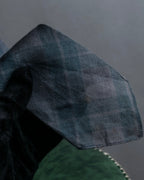 "COMME des GARCONS HOMME" Argyle check sheer necktie