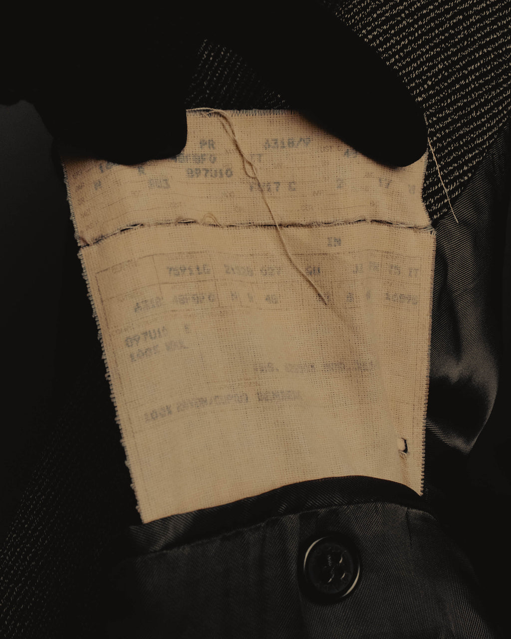 “GUCCI” Late 90’s-early 00’s military double breasted wool coat