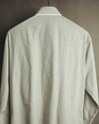 -SPECIAL- "Dior" 00's-10's Fine pinstripe concealed placket dress shirt