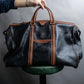 "BALENCIAGA" Leather piping one handle boston bag