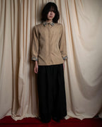 "BURBERRYS" Check reverse design short blouson