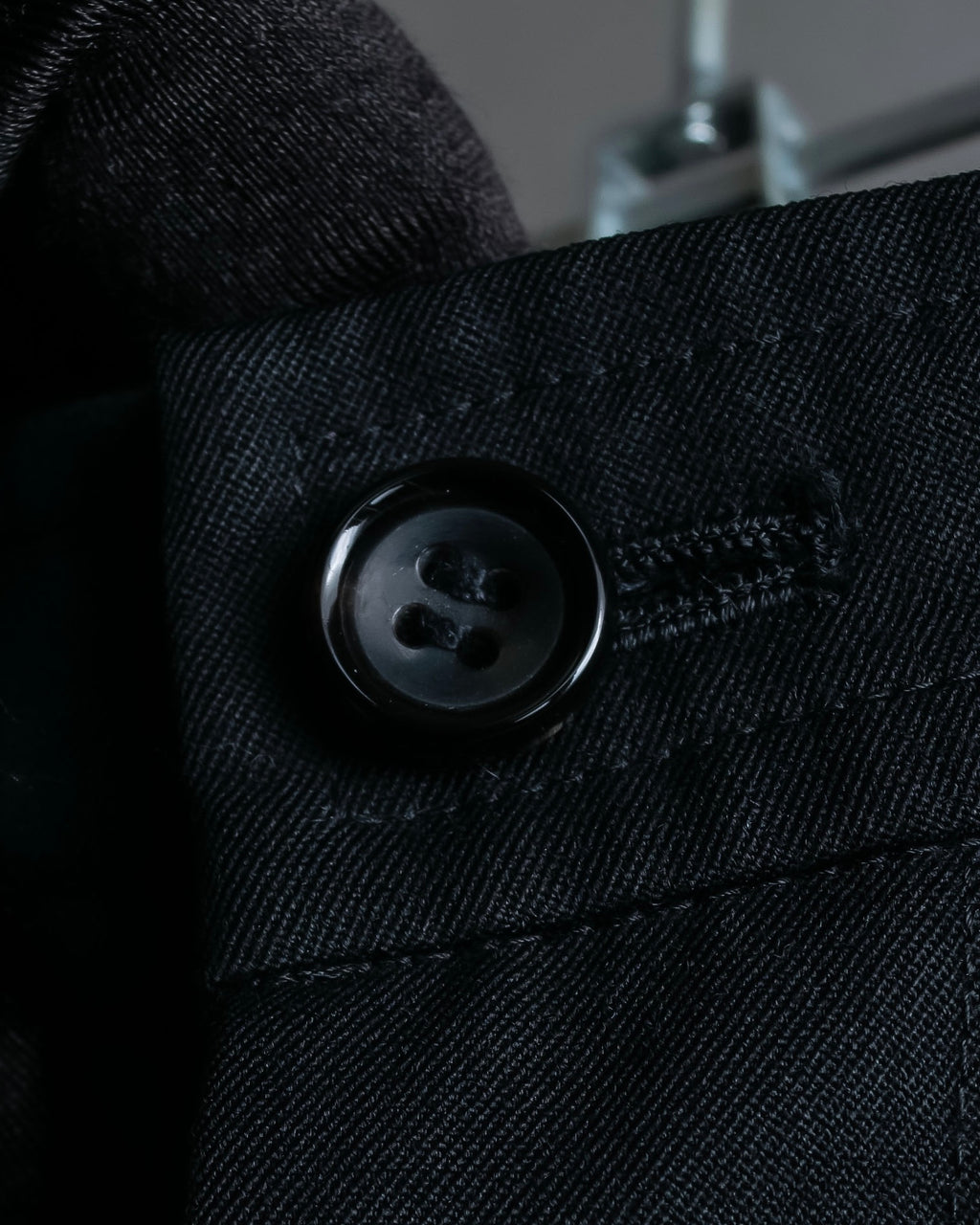 "COMME des GARCONS" Wool gabardine flare maxi length skirt