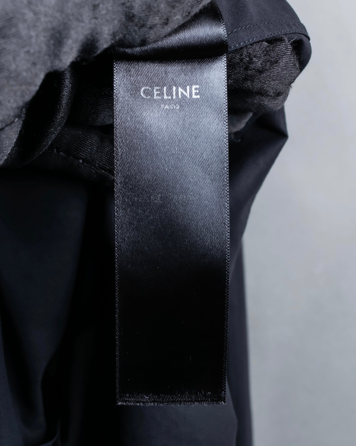 "CELINE" Box cut gathered design round colour blouse