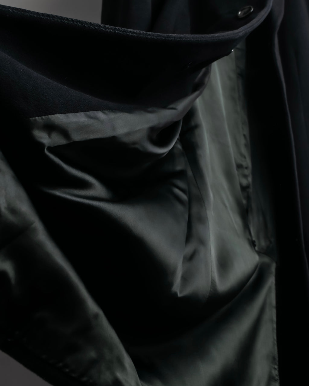 "ARMANI COLLEZIONI" Classic detail cashmere blend long chester coat