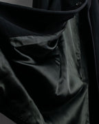 "ARMANI COLLEZIONI" Classic detail cashmere blend long chester coat