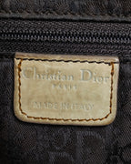"Christian Dior" Gaucho saddle one shoulder leather bag