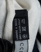 "GUCCI" 90's-00's Line fringe design two-tone long stole