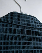 "DOLCE &amp; GABBANA" Checkered velvet tailored jacket