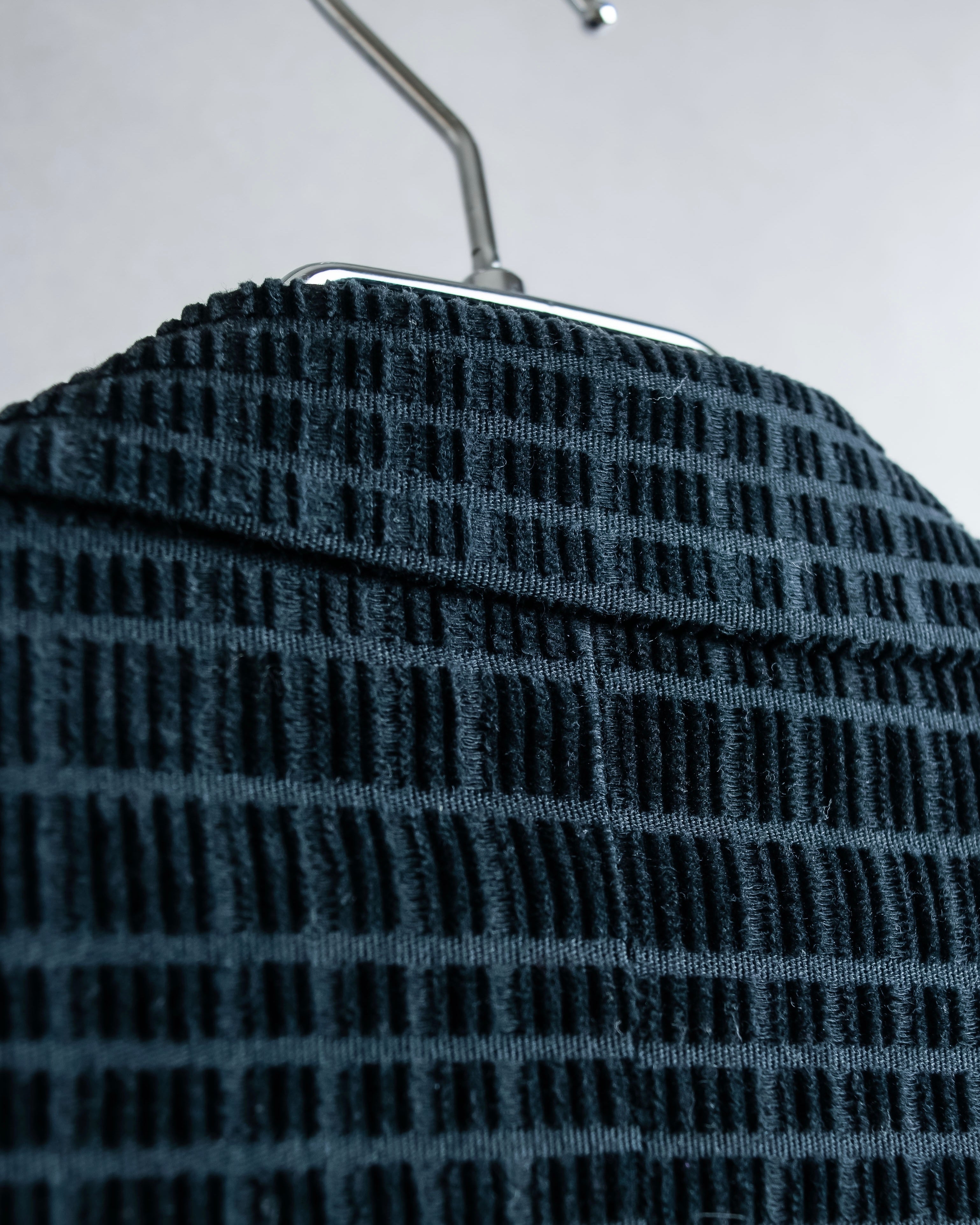 "DOLCE &amp; GABBANA" Checkered velvet tailored jacket