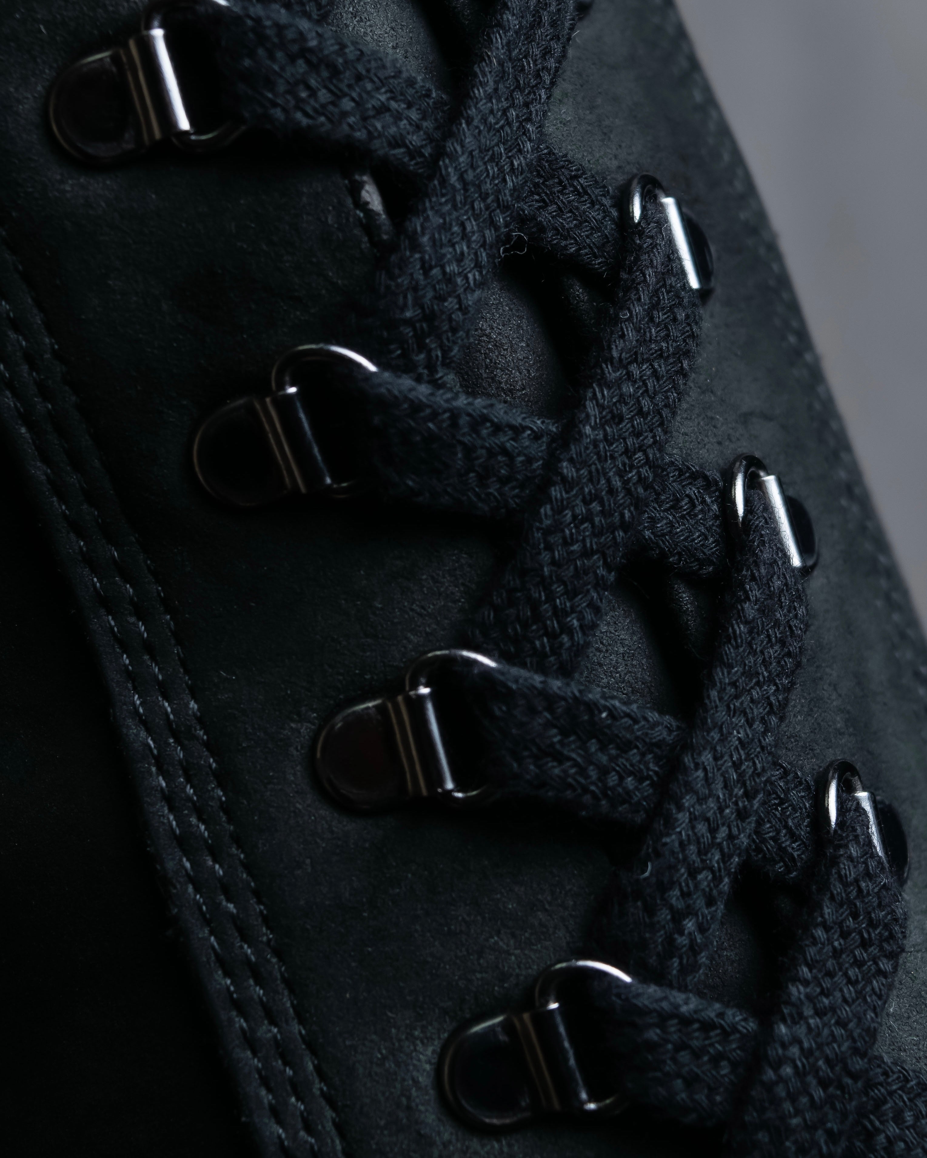 "YELLO" Lace up suede like stiletto heel knee-high boots