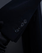 "STUDIO 0001 BY FERRE" Structured silhouette super long chester coat