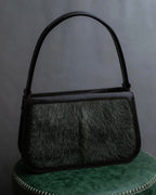 "CELINE" 2000's Made of pony leather one-handle bag