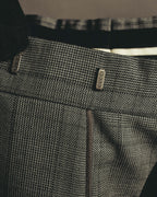 -SPECIAL- “GUCCI” 2019-2021 Glen check double-breasted wool suit