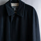 "BURBERRYS" Fly front cashmere blend soutien collar coat