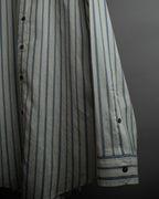 "GUCCI" Diamond jacquard striped shirt