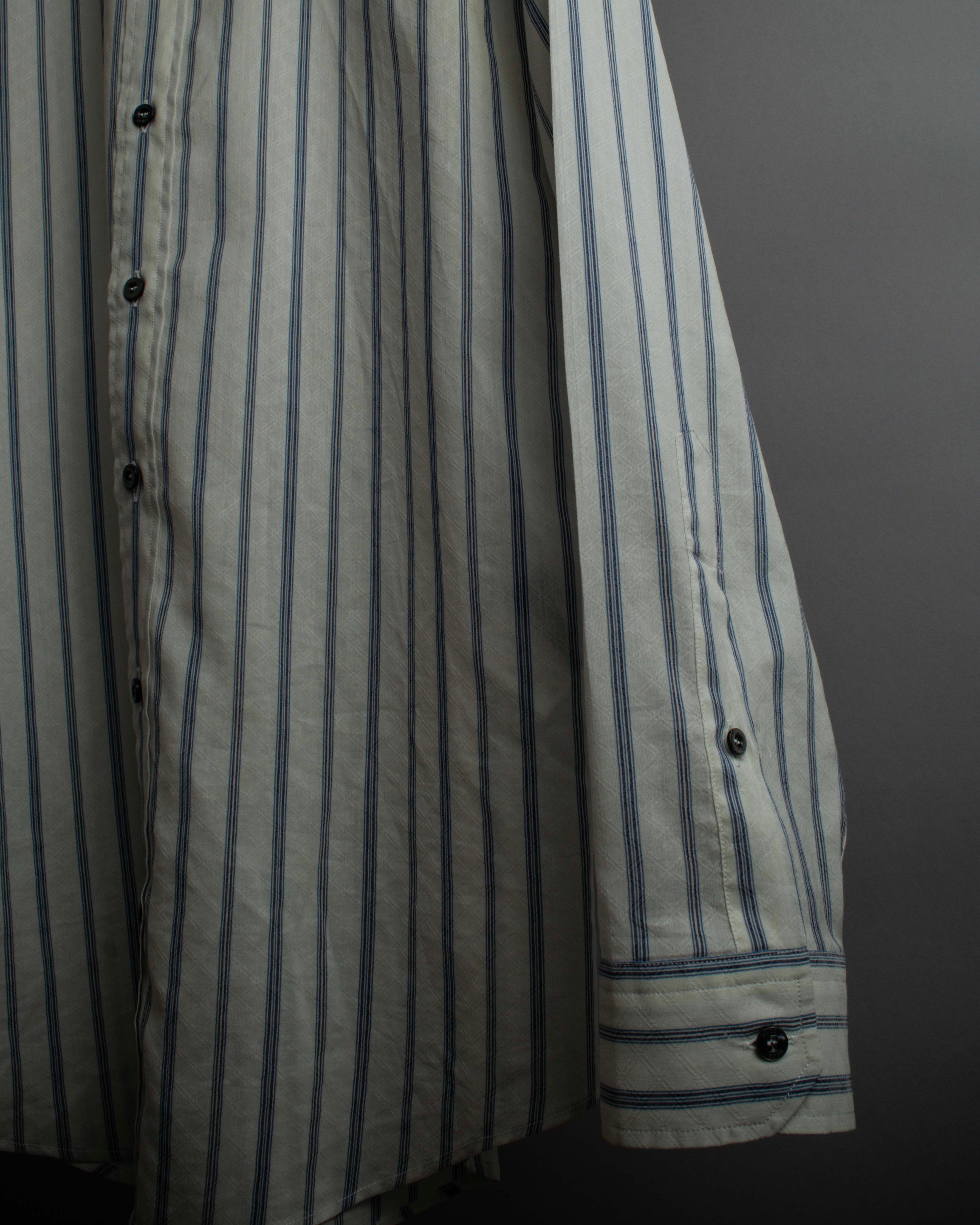 "GUCCI" Diamond jacquard striped shirt