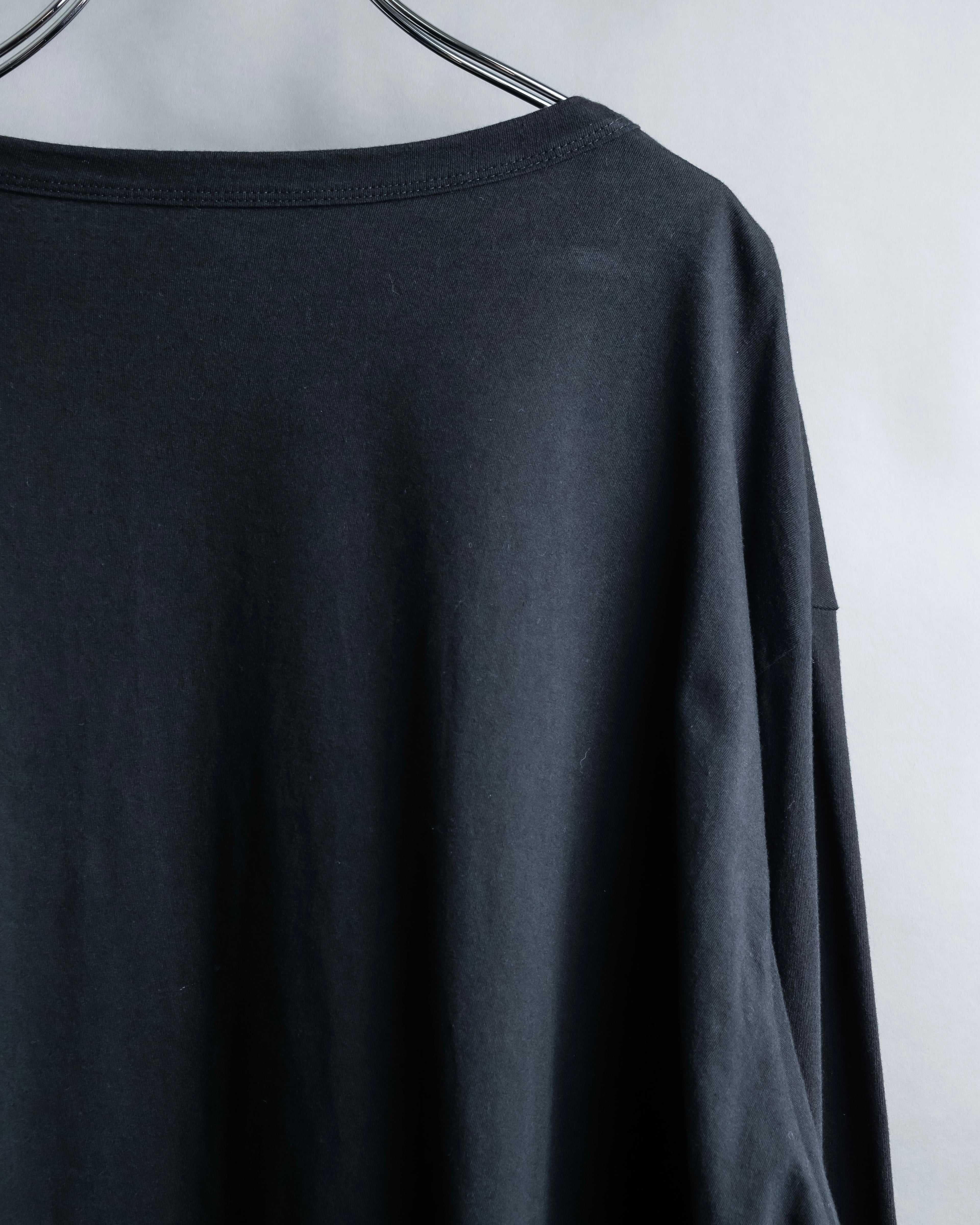 "Ground Y" Double zip design long tops