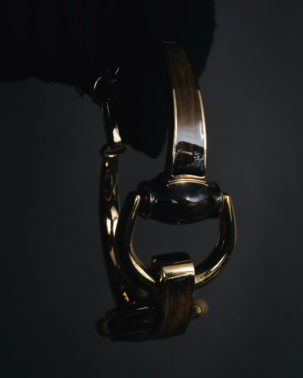 "GUCCI" 00’s Oversized horsebit link bracelet