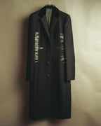 "Bottega Veneta" 90's-00's Sculptural tailored long coat