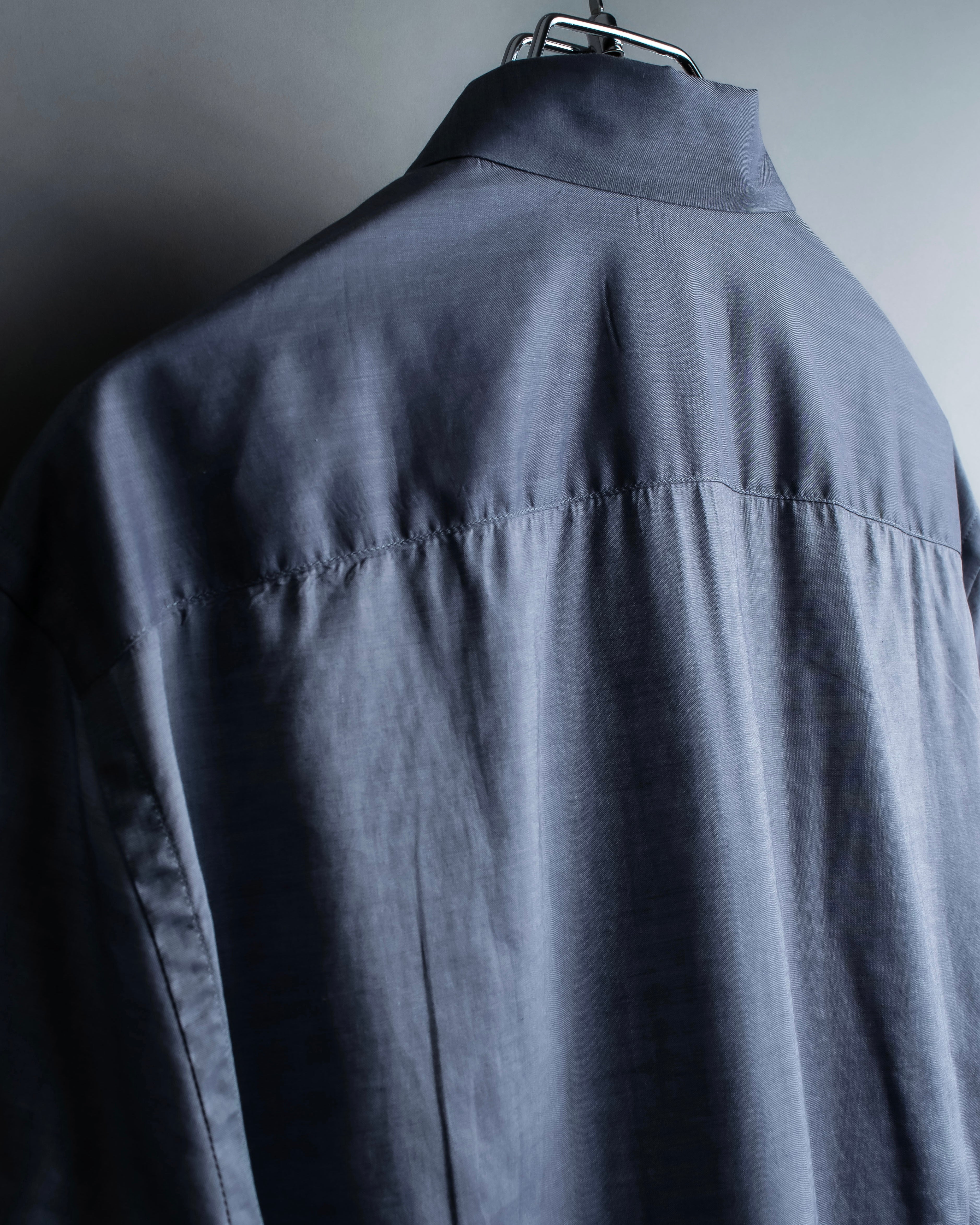 “PRADA” Bicolor back designed dress shirt