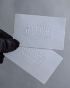 "MAISON MARGIELA" Grained leather envelope compact wallet