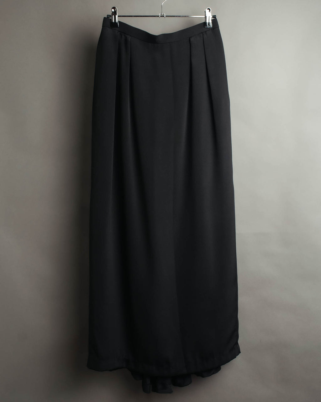 -SPECIAL- “Christian Dior” 80’s silk pleated long skirt