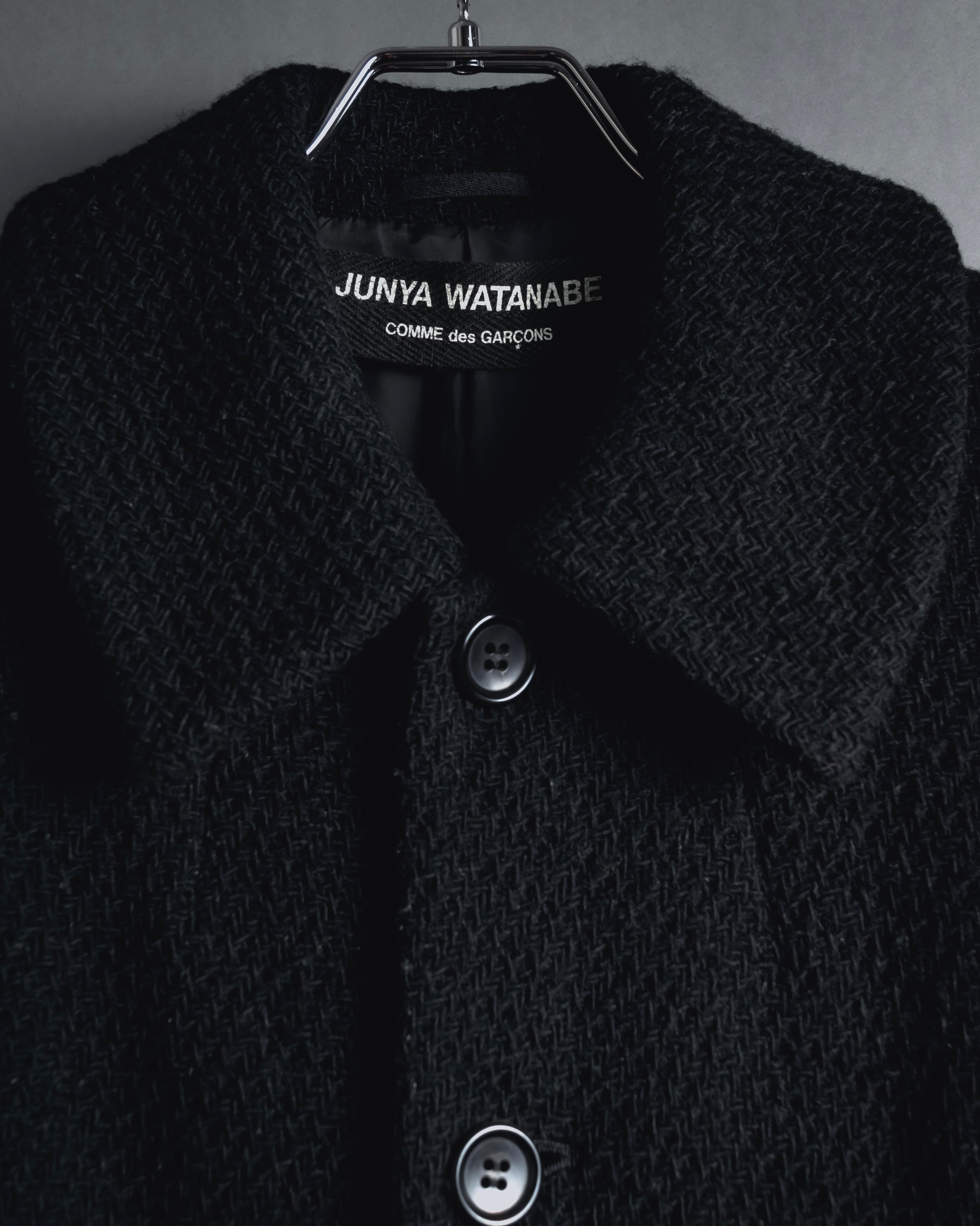 “JUNYA WATANABE” 97AW Textured wool single-breasted coat