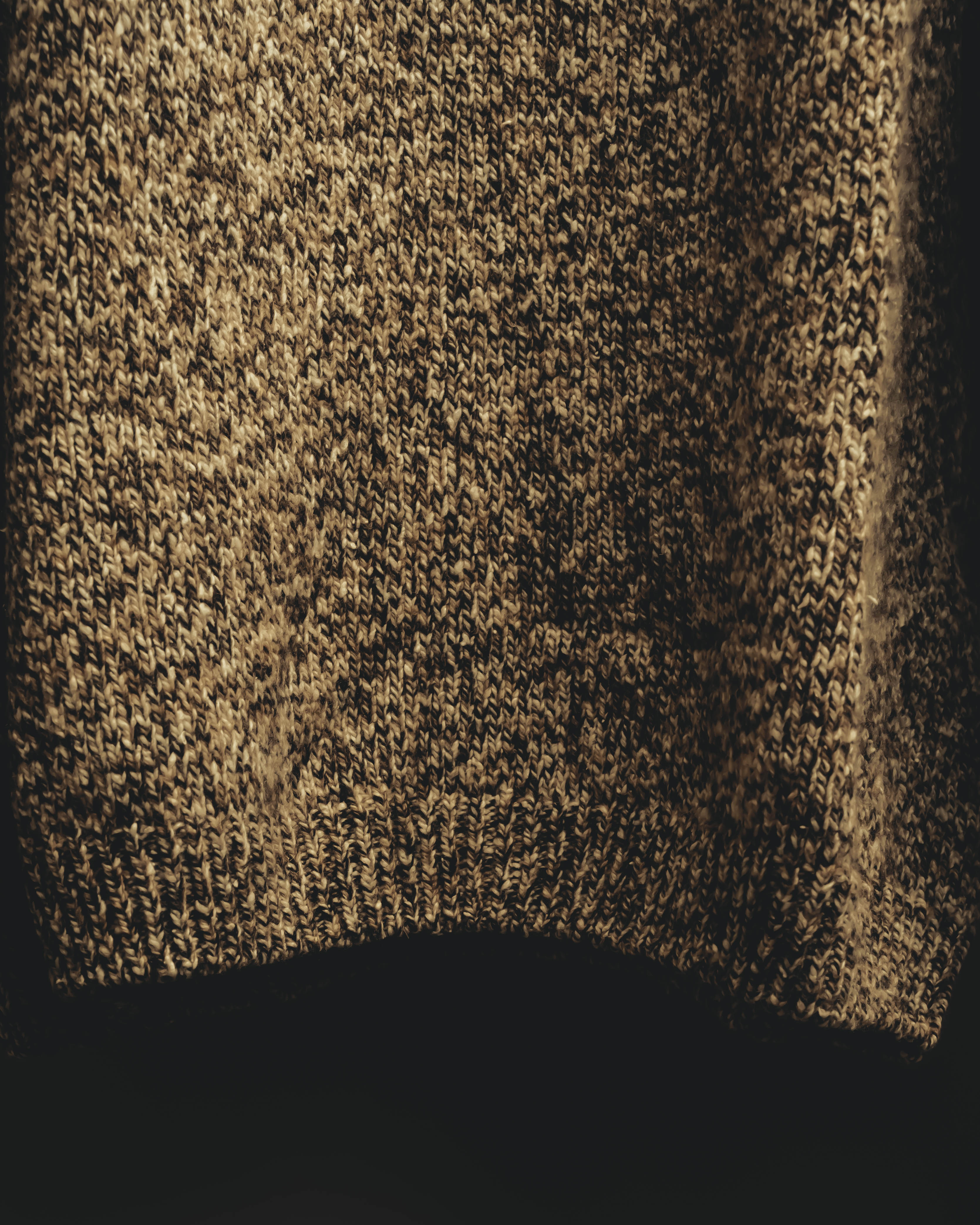 “BALENCIAGA” 90’s-00’s Textured melange wool-blend crewneck sweater