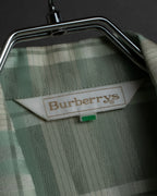 "BURBERRYS" Mint green check pattern skirt type set up