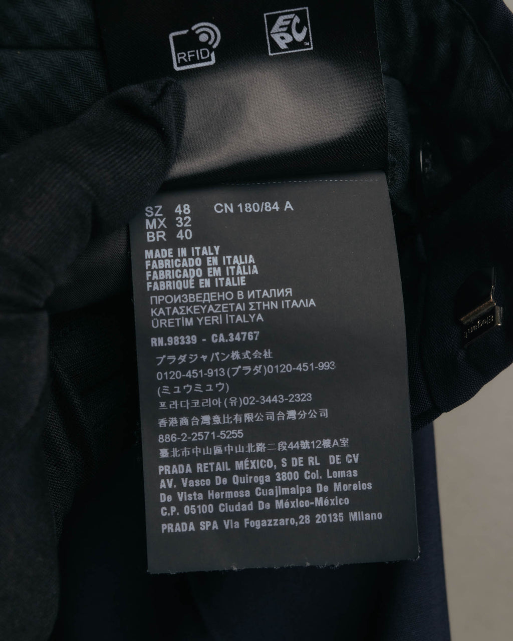 "PRADA" 2020's Refined wool tailored trousers