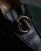 -MOOD Christmas Collection-
"HERMES" 90's-00's Gold buckle design heeled loafers