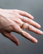 "Maison Martin Margiela" Triangle three-dimensional ring