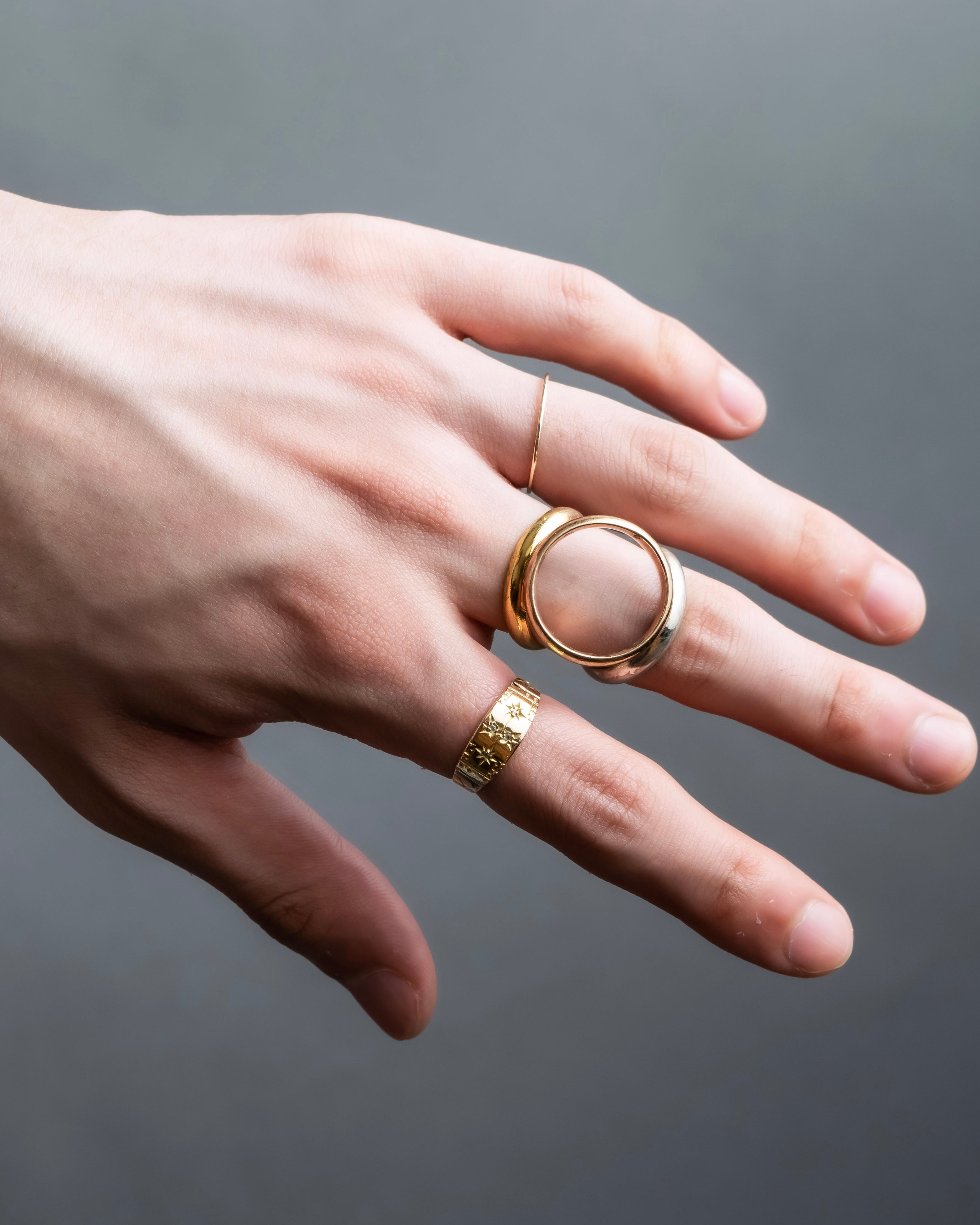 "Maison Martin Margiela" Triangle three-dimensional ring