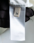 "CELINE" Combination color dress shirt