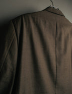 "BURBERRY LONDON" 00's-10's Classic striped double-breasted wool suit