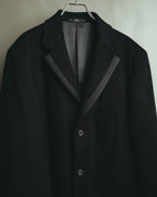 -SPECIAL- “VALENTINO” 2000’s Satin lapel single breasted wool coat