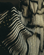 -SPECIAL- “GUCCI” 00’s-10’s Metallic printed sheer stole