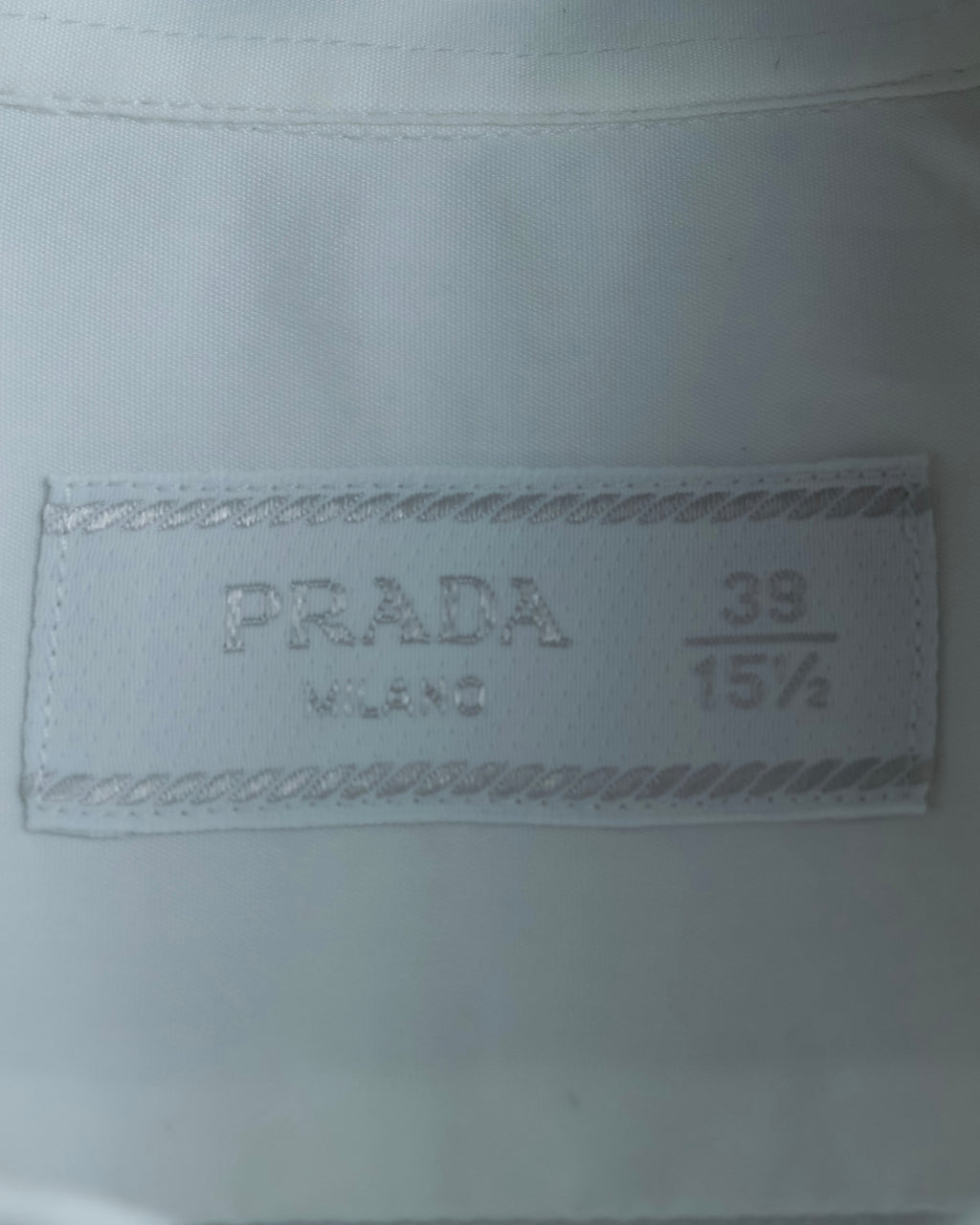 “PRADA” Short pointed collar dress shirt