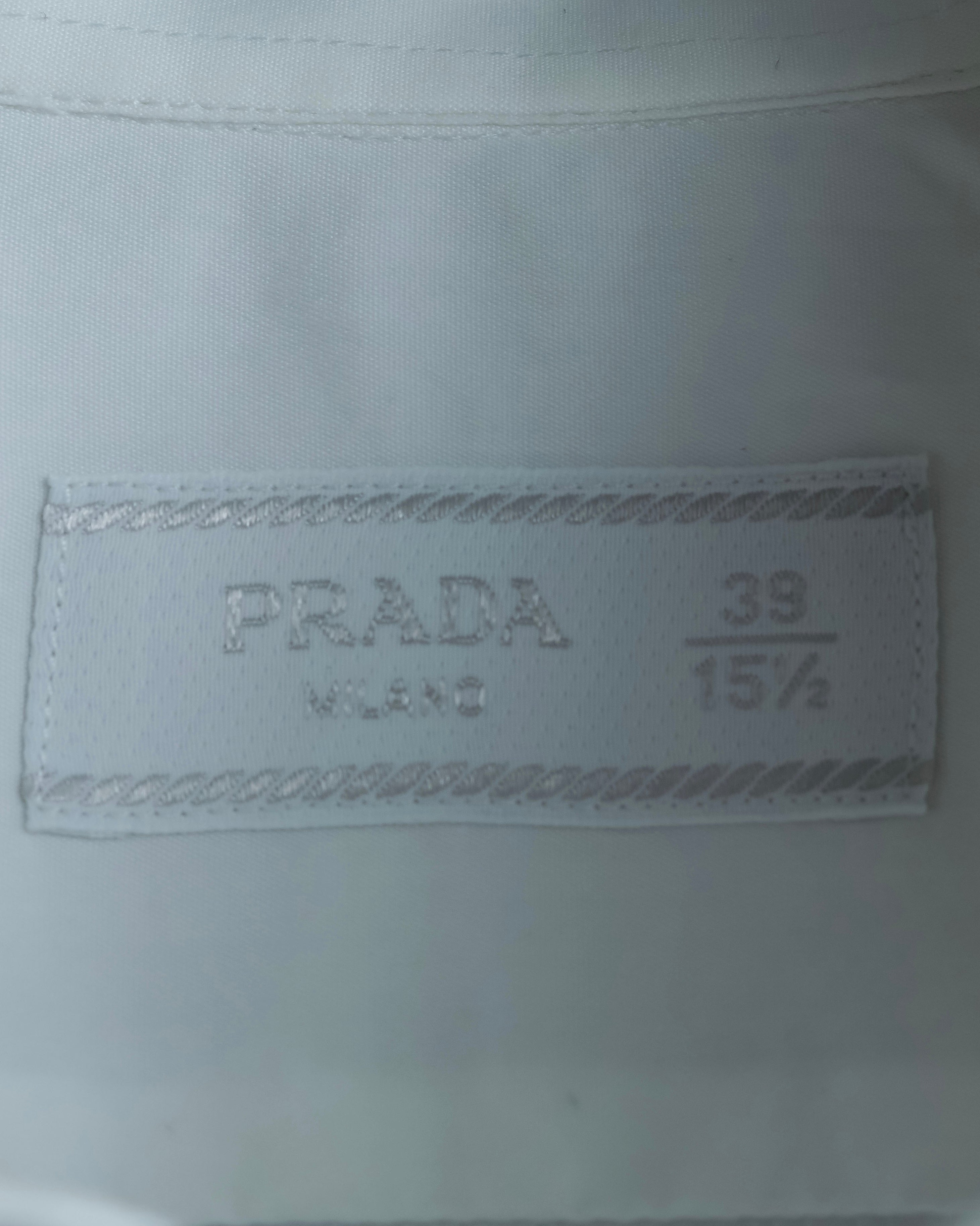“PRADA” Short pointed collar dress shirt