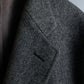 "Burberrys" diagonal striped pure new wool long coat