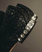 "Miu Miu" 2010's Embellished glitter lace-up oxford shoes